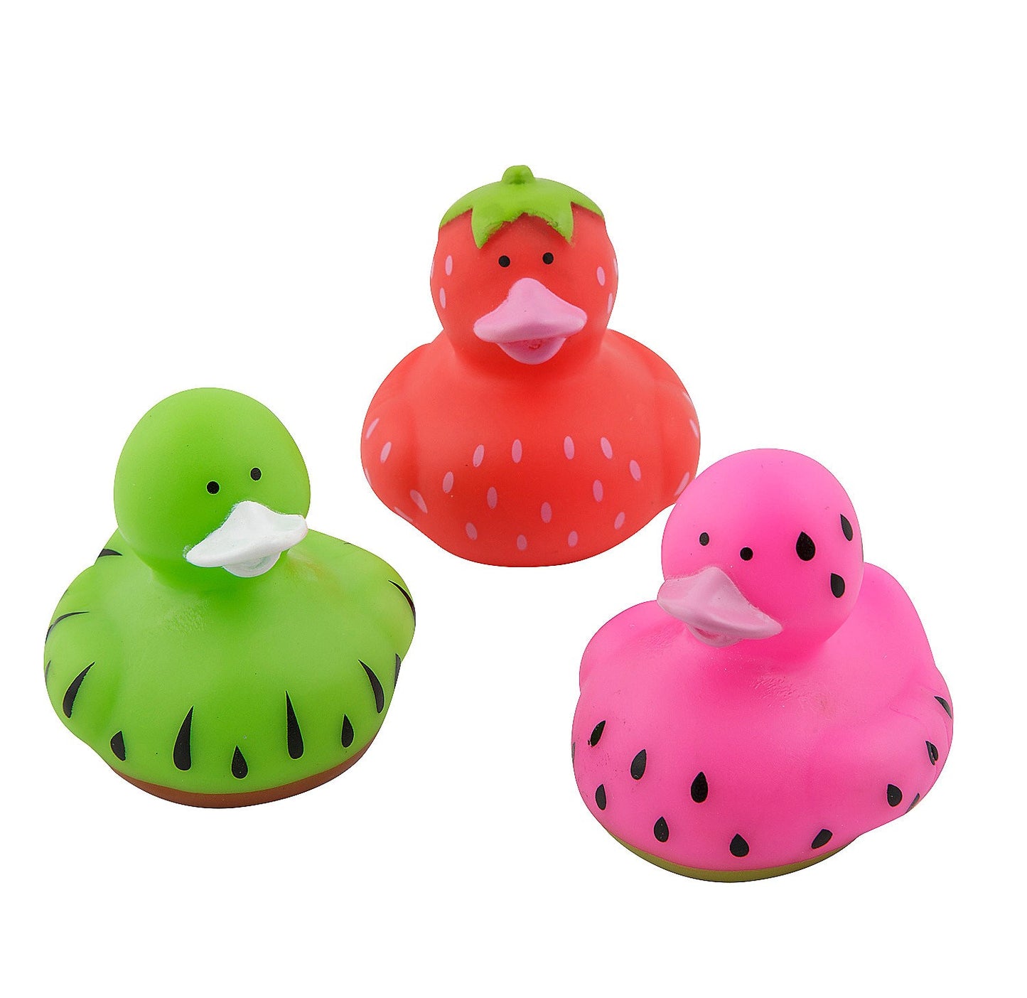 2" Summer Fruits Rubber Ducks