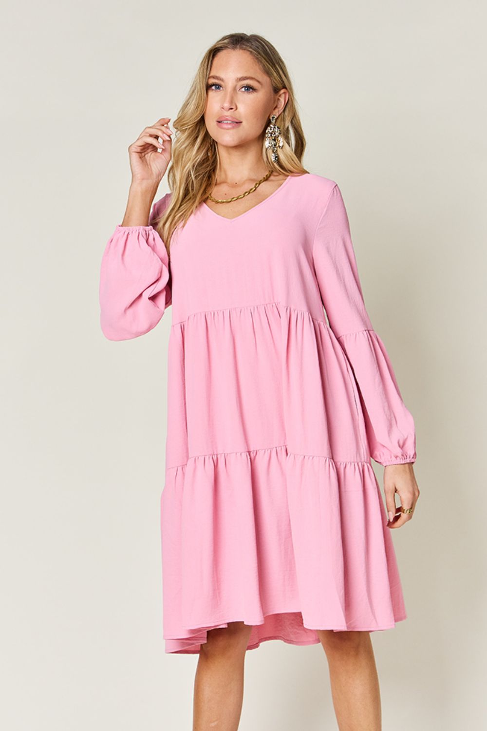 coach long party dress P & Rose Lovely Lace Full Size Tiered Dress The Enchanted Coach, LLC