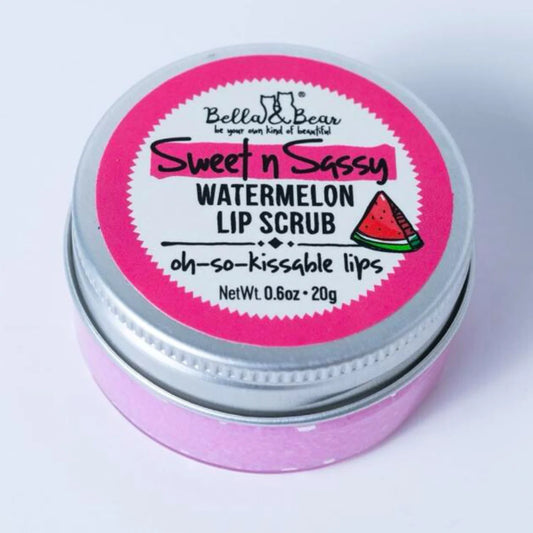 Bella & Bear - Sweet 'N' Sassy Watermelon Lip Scrub