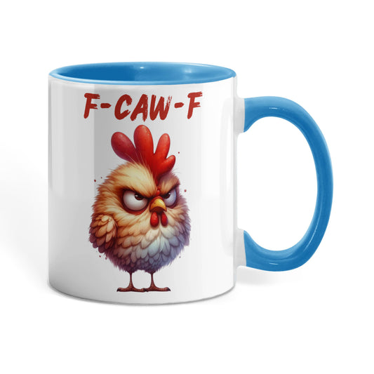 F-CAW-F Grumpy Rooster Accent Mug - 11oz, 15oz