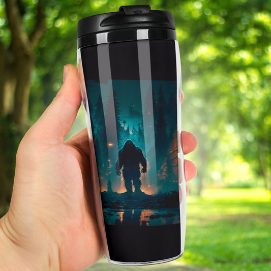 Bigfoot Coffee Cup 003 - 11oz Insulated Hot Tumbler