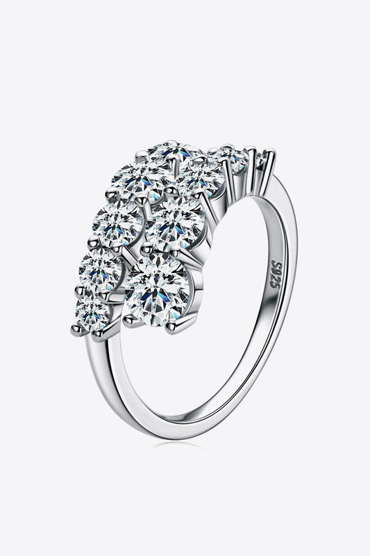 3.26 Carat Adored Moissanite 925 Sterling Silver Ring