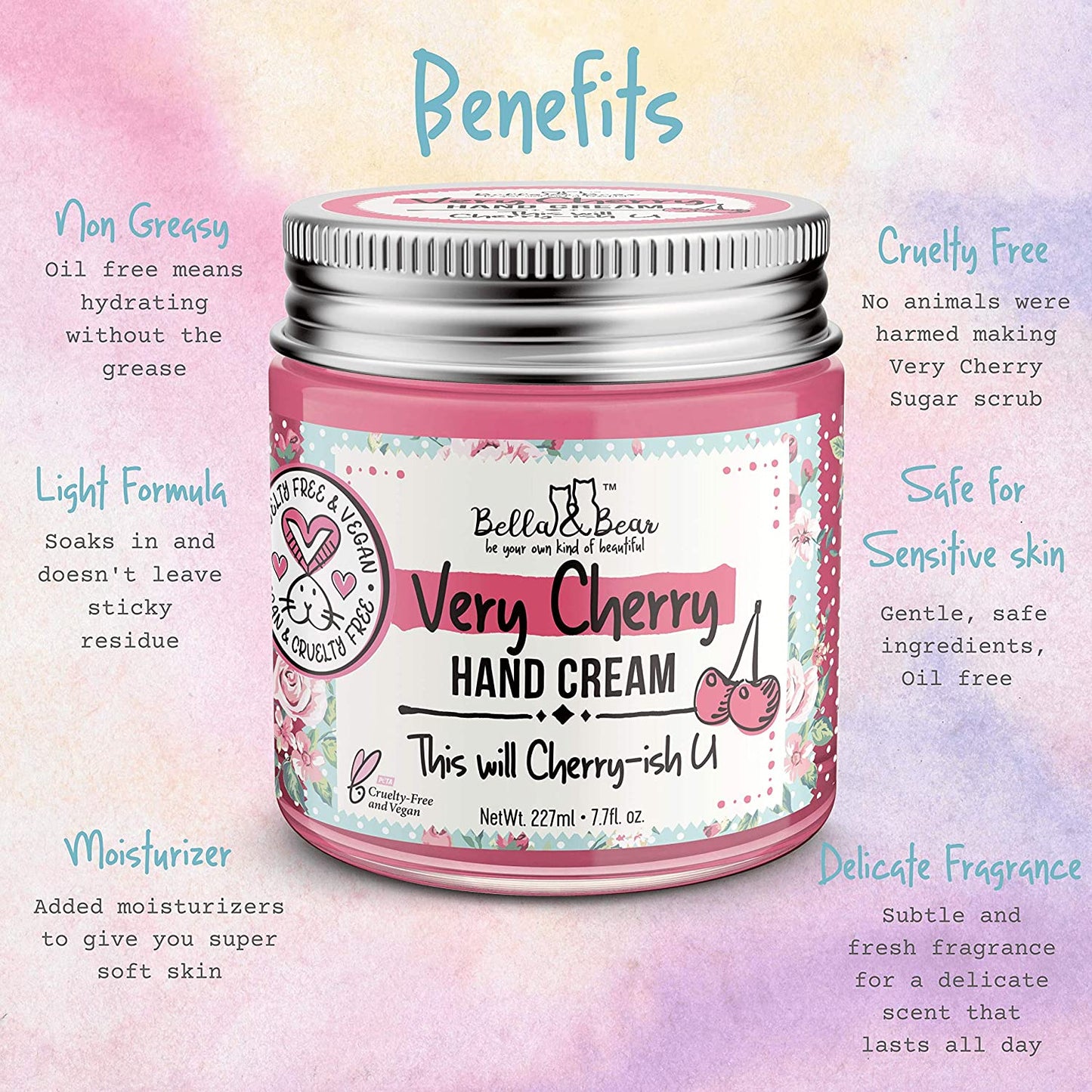 Bella & Bear - Very Cherry Hand Cream 6.7oz