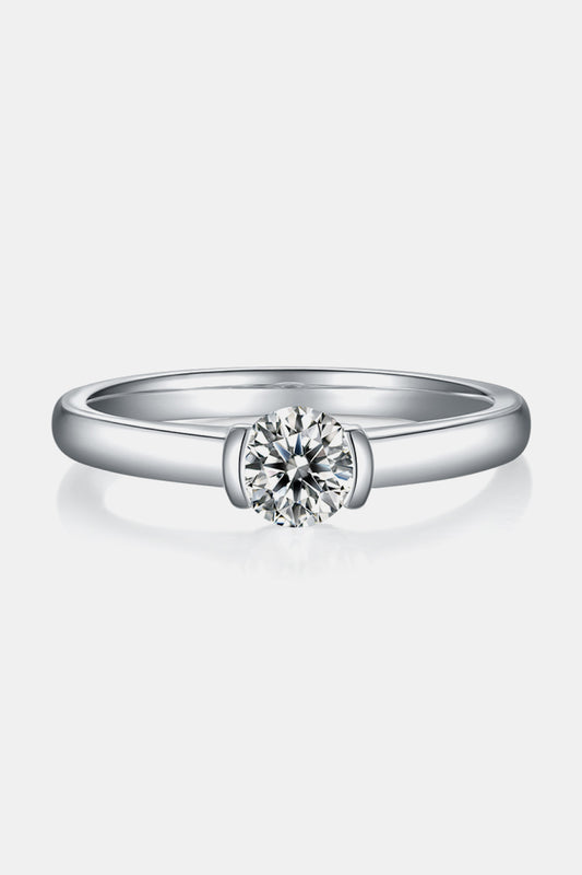 .5 Carat Moissanite 925 Sterling Silver Solitaire Ring