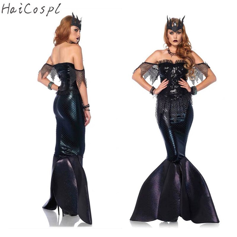 Sexy Beach Mermaid Dress Halloween Cosplay Costume Stage Carnival Party Adult Suit Women Fantasy Sequins Suit Purple / XL Sexy Beach Mermaid Dress Halloween Cosplay Costume Stage Carnival Party Adult Suit Women Fantasy Sequins Suit Purple / XL