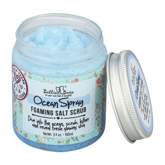 Bella & Bear - Ocean Spray Foaming Salt Scrub 3.4ozBella & Bear - Ocean Spray Foaming Salt Scrub 3.4oz