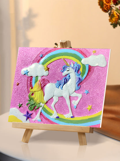 Relief Unicorn DIY 3D Oil Painting Kit