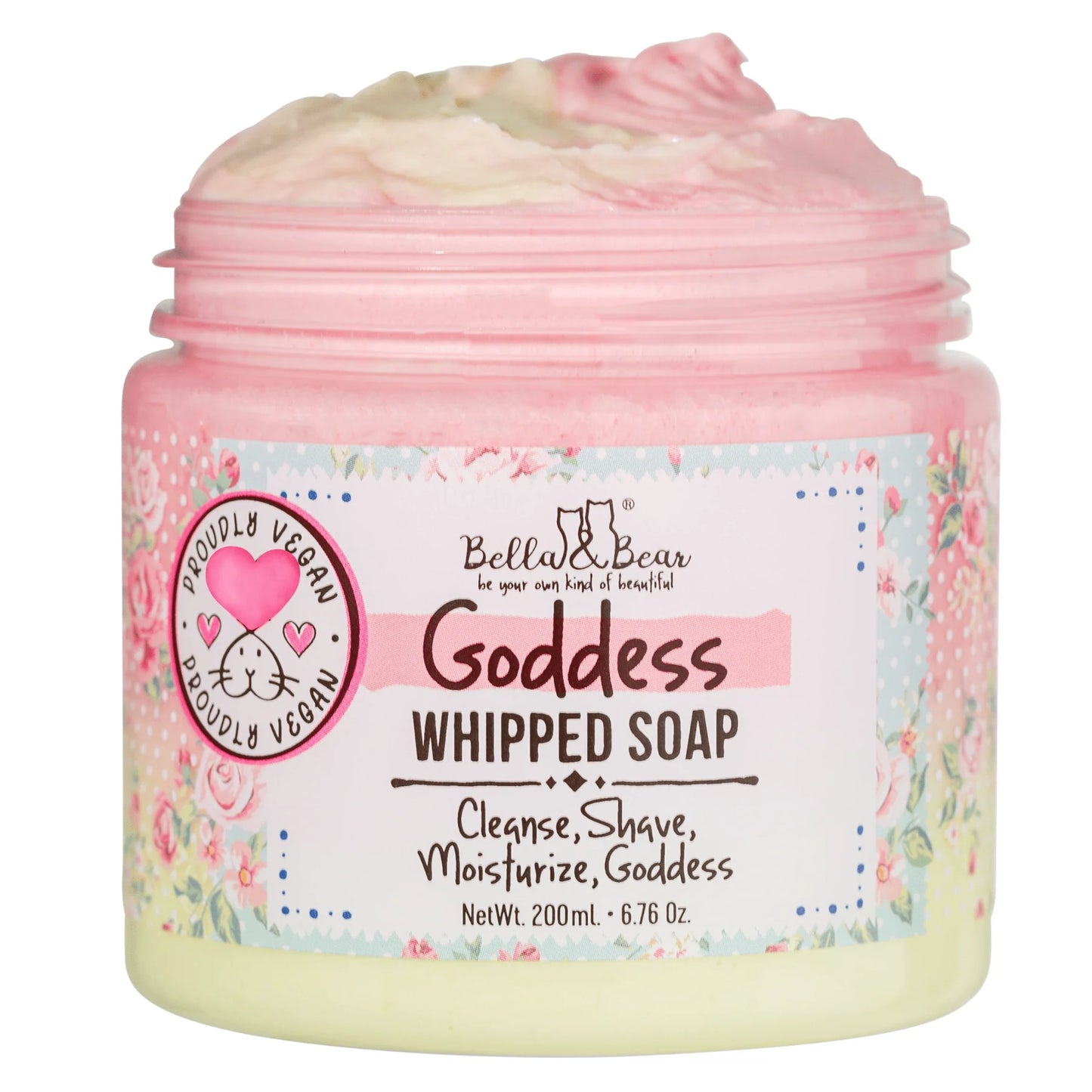 Bella & Bear - Goddess Whipped Bath Soap & Shave Cream 6.7oz