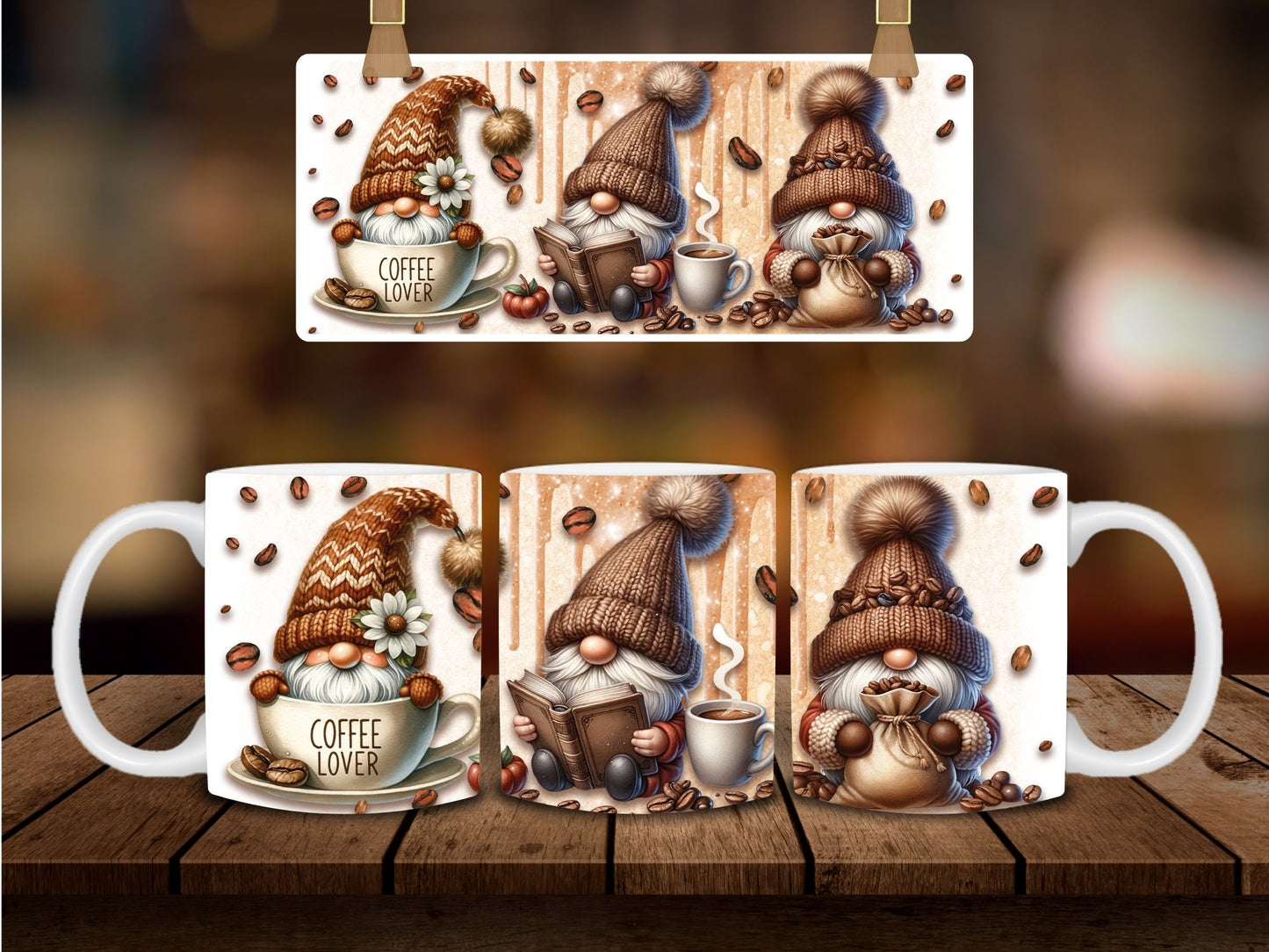 Gnome Coffee Mug - Coffee Lover - 11oz