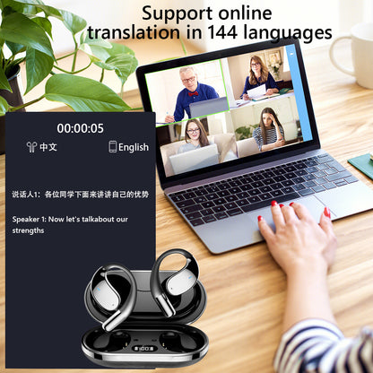 3‑in‑1 AI Translator Earbuds with Real‑Time 144‑Language Translation