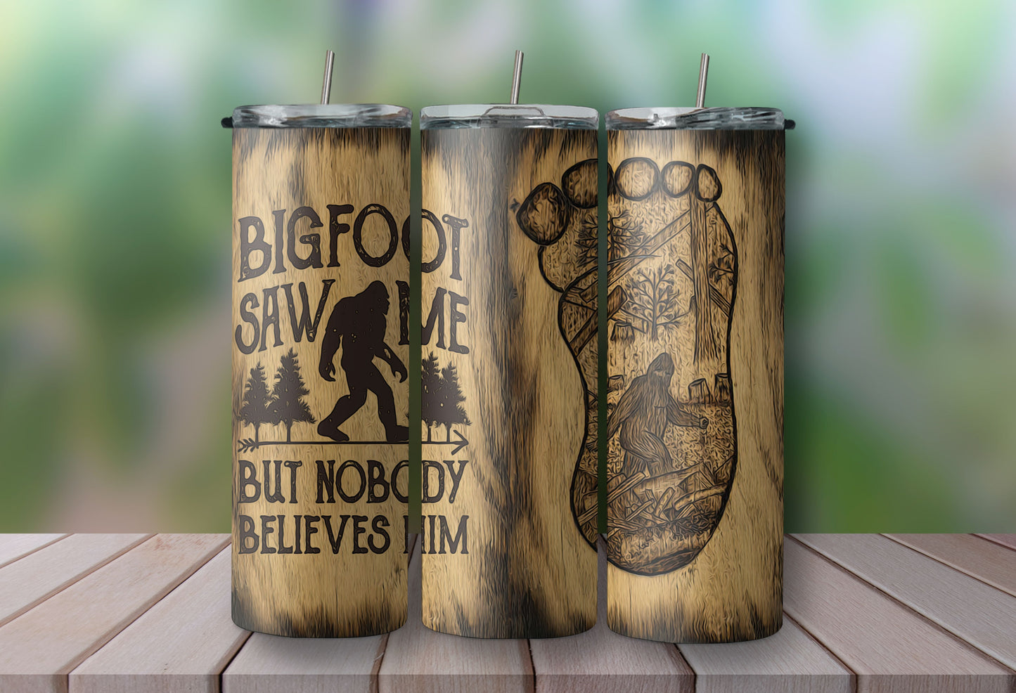 Bigfoot Tumbler 006 - Insulated hot & cold tumbler 20oz or 30oz