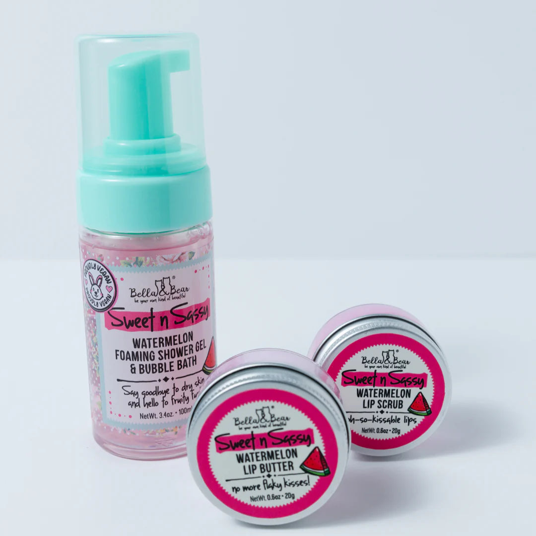 Bella & Bear - Sweet 'N' Sassy Watermelon Shower Gel & Lip Care Set