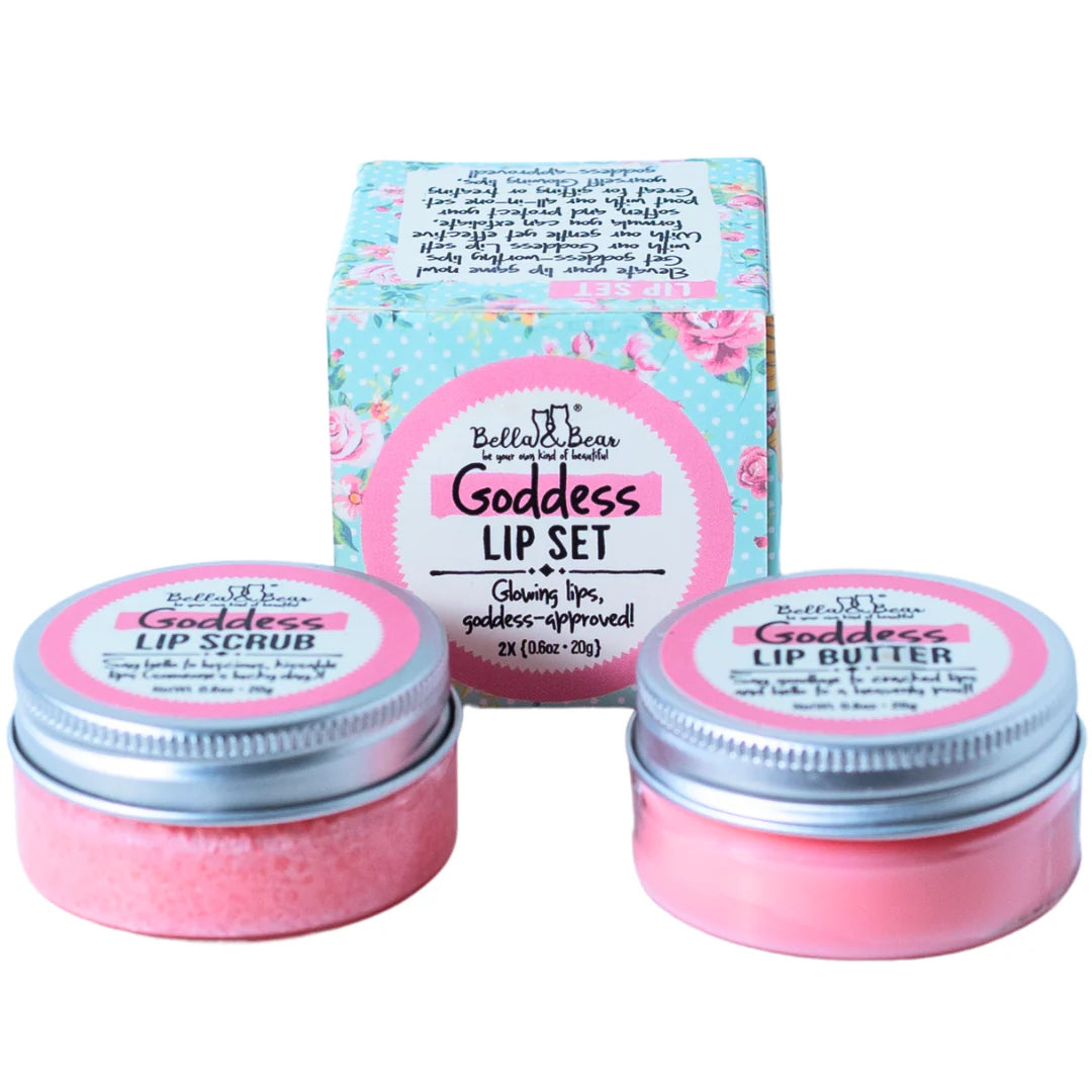 Bella & Bear - Goddess Lip Scrub & Lip Butter Set