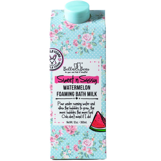 Bella & Bear - Sweet N Sassy Watermelon Foaming Bath Milk