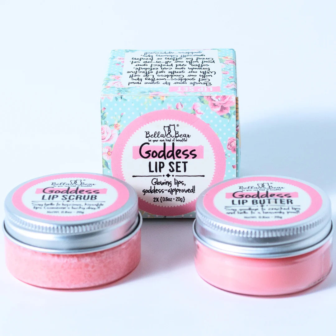 Bella & Bear - Goddess Lip Scrub & Lip Butter Set