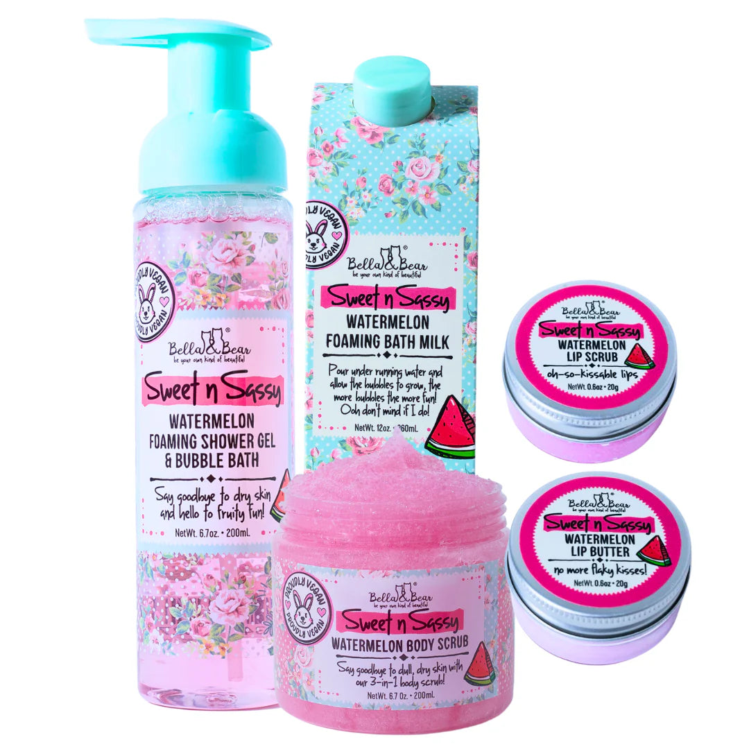 Bella & Bear - 5 Piece Sweet 'n' Sassy Watermelon Gift Set