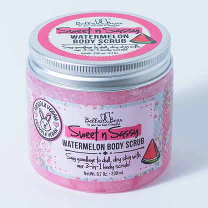 Bella & Bear - Sweet N Sassy Watermelon Body Scrub 6.7oz