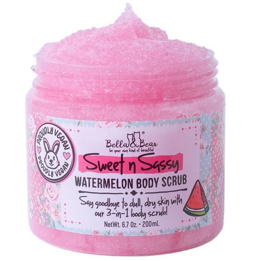 Bella & Bear - Sweet N Sassy Watermelon Body Scrub 6.7oz