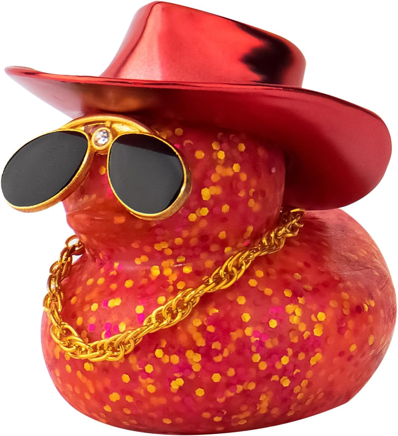 Country Style Duck Car Ornament - Car Duck Interior Decoration Accessories - Rubber Duck Jeep/Car Decor Ducks Bath Toys And Decoration