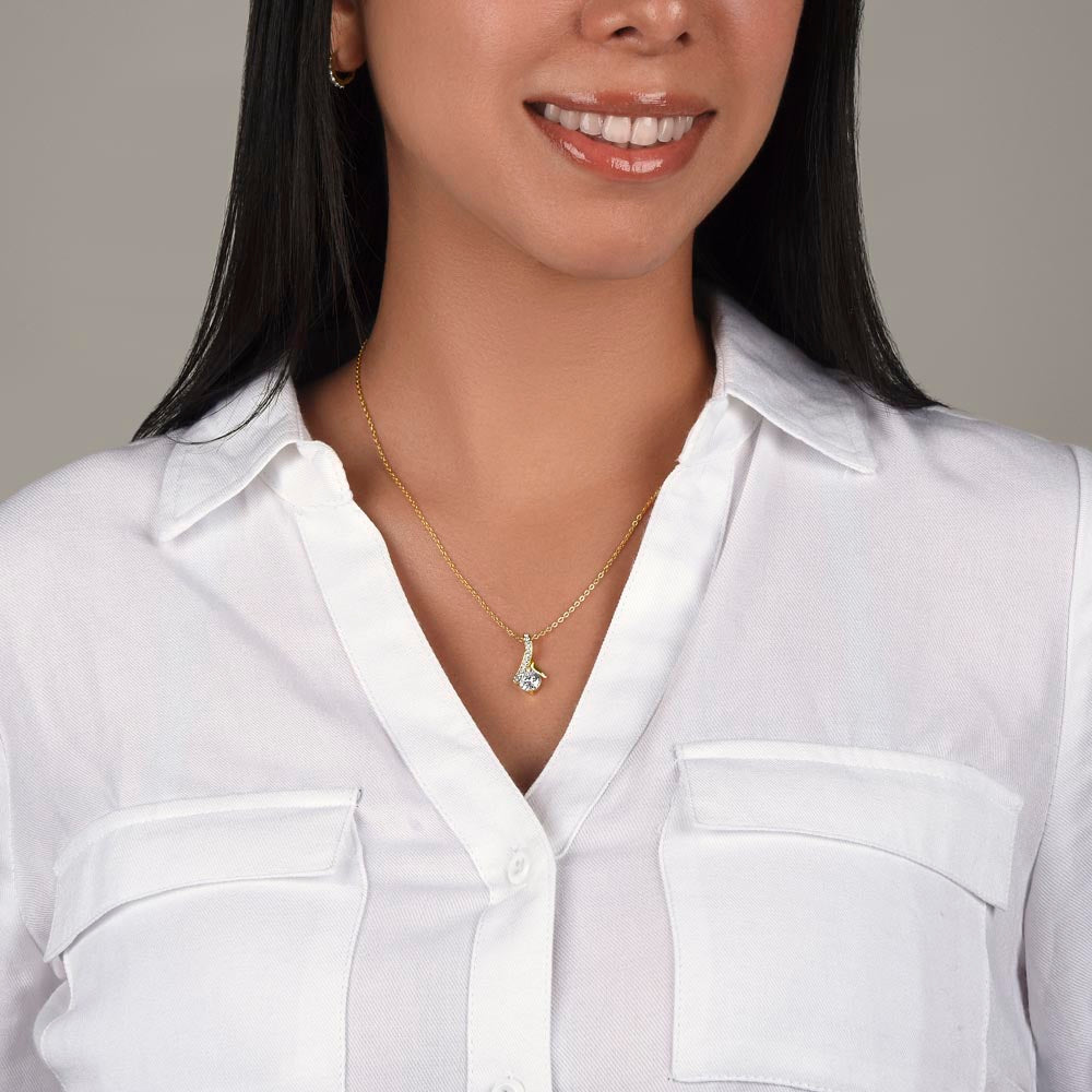 ConGRADulations Necklace - White or Yellow Gold