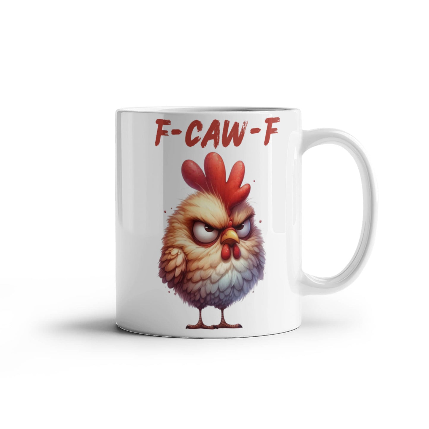 F-CAW-F Grumpy Rooster Mug - 11oz, 15oz