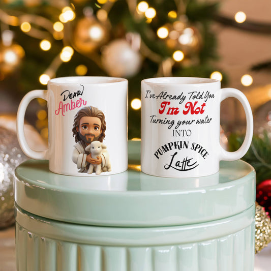 Jesus No Pumpkin Spice Latte Custom Mug - 11oz, 15oz