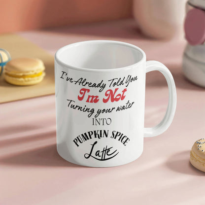 Jesus No Pumpkin Spice Latte Custom Mug - 11oz, 15oz