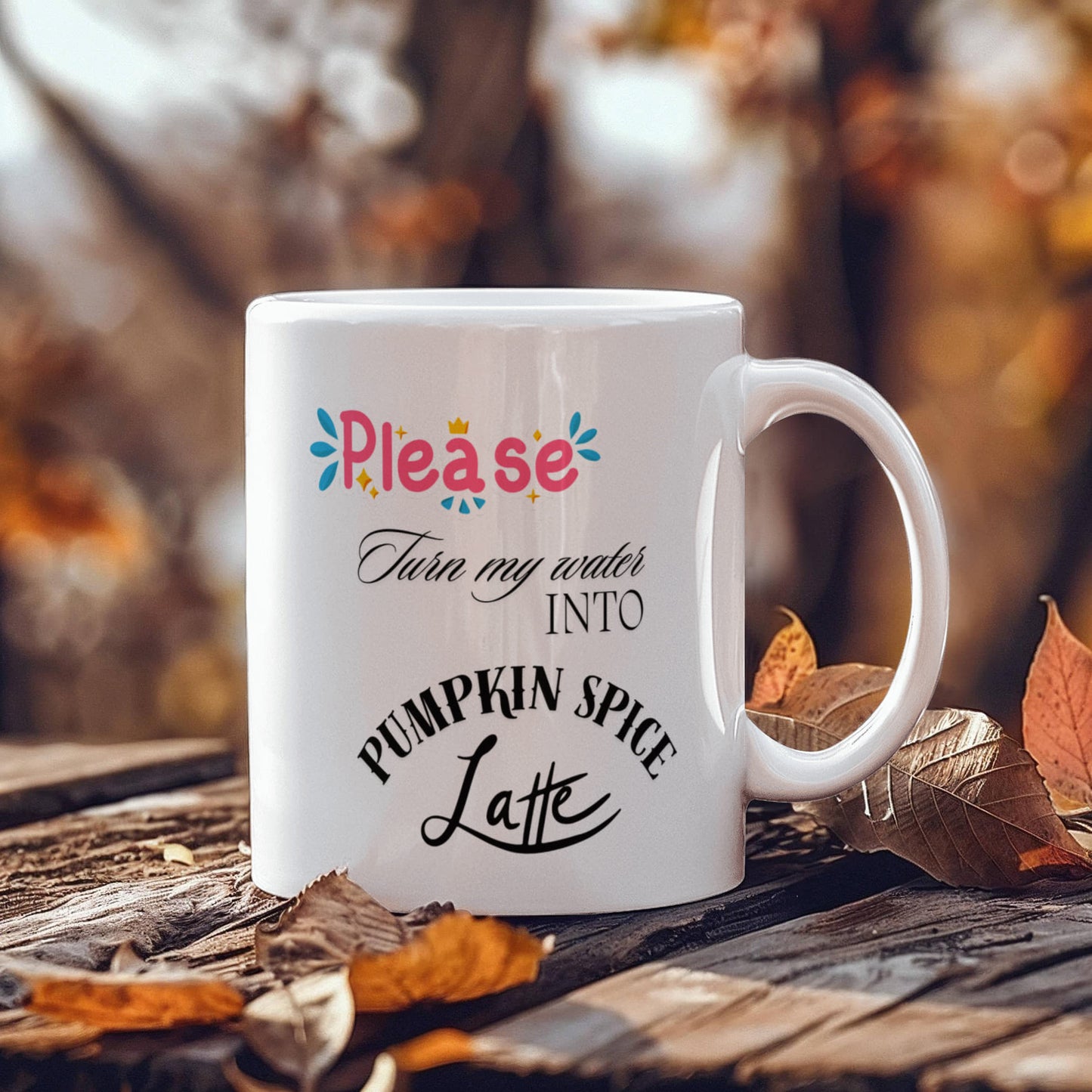 Dear Jesus Pumpkin Spice Latte Mug - 11oz, 15oz