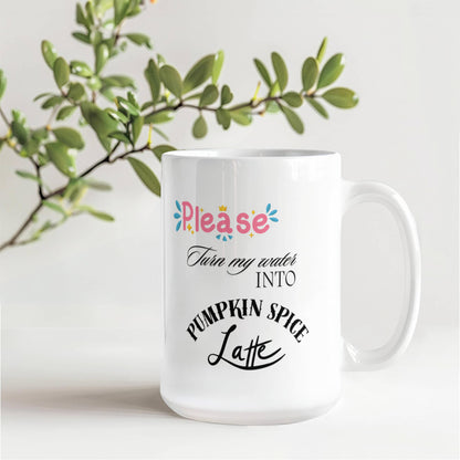 Dear Jesus Pumpkin Spice Latte Mug - 11oz, 15oz