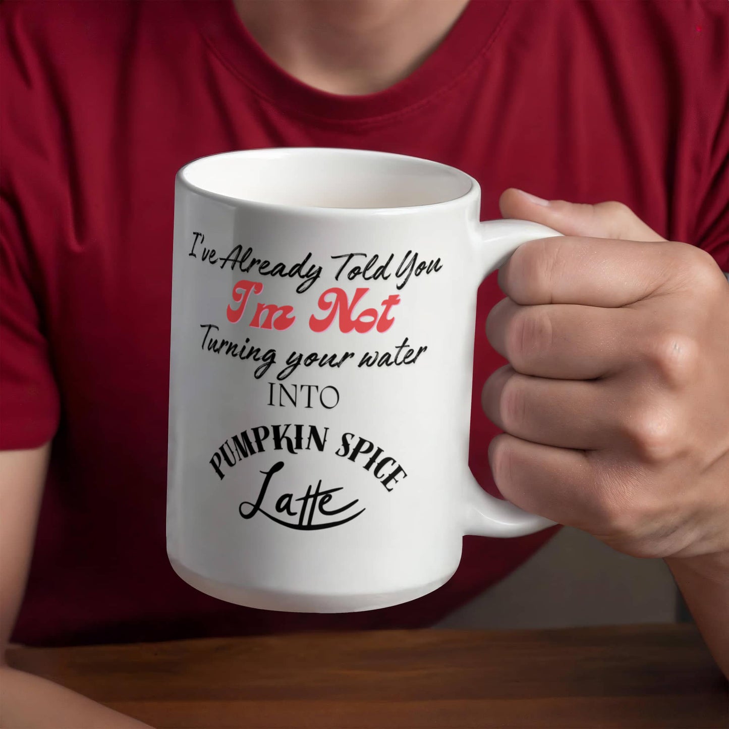 Jesus No Pumpkin Spice Latte Custom Mug - 11oz, 15oz