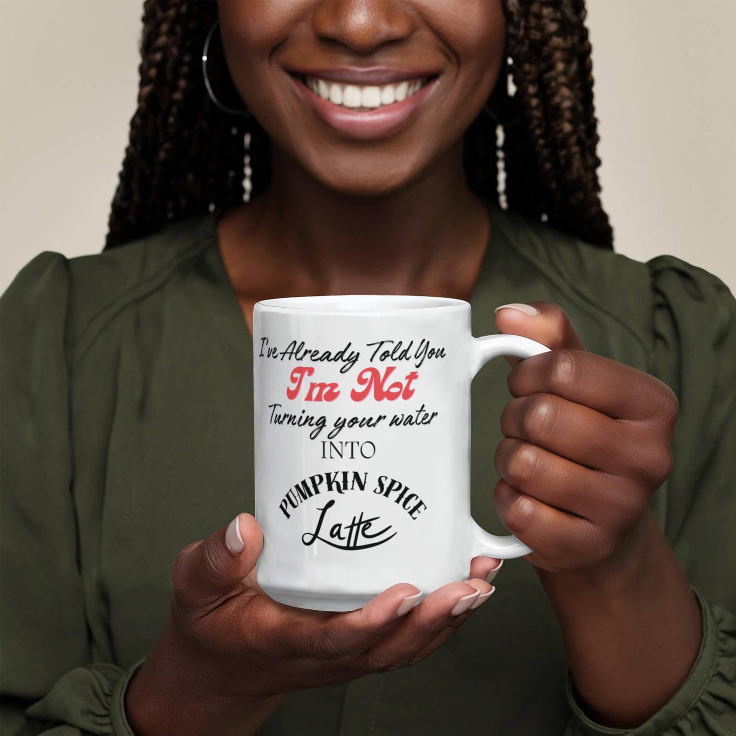 Jesus No Pumpkin Spice Latte Custom Mug - 11oz, 15oz