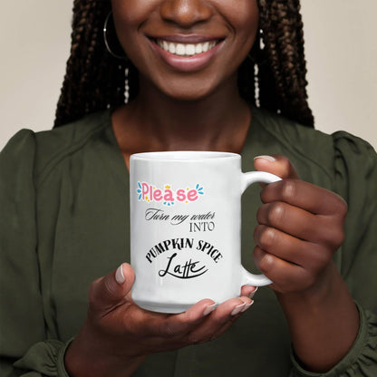 Dear Jesus Pumpkin Spice Latte Mug - 11oz, 15oz