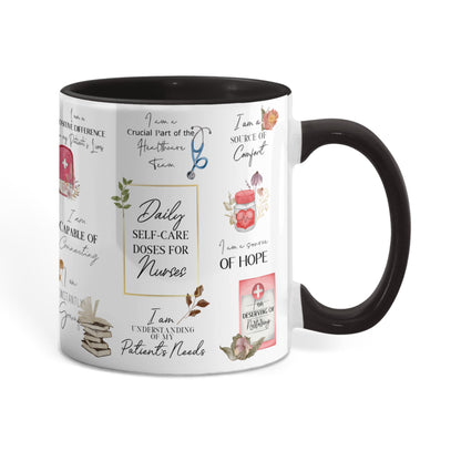 Nurse Daily Affirmations Accent Mug - 11oz, 15oz