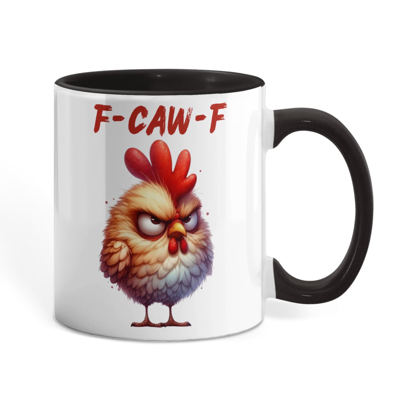 F-CAW-F Grumpy Rooster Accent Mug - 11oz, 15oz