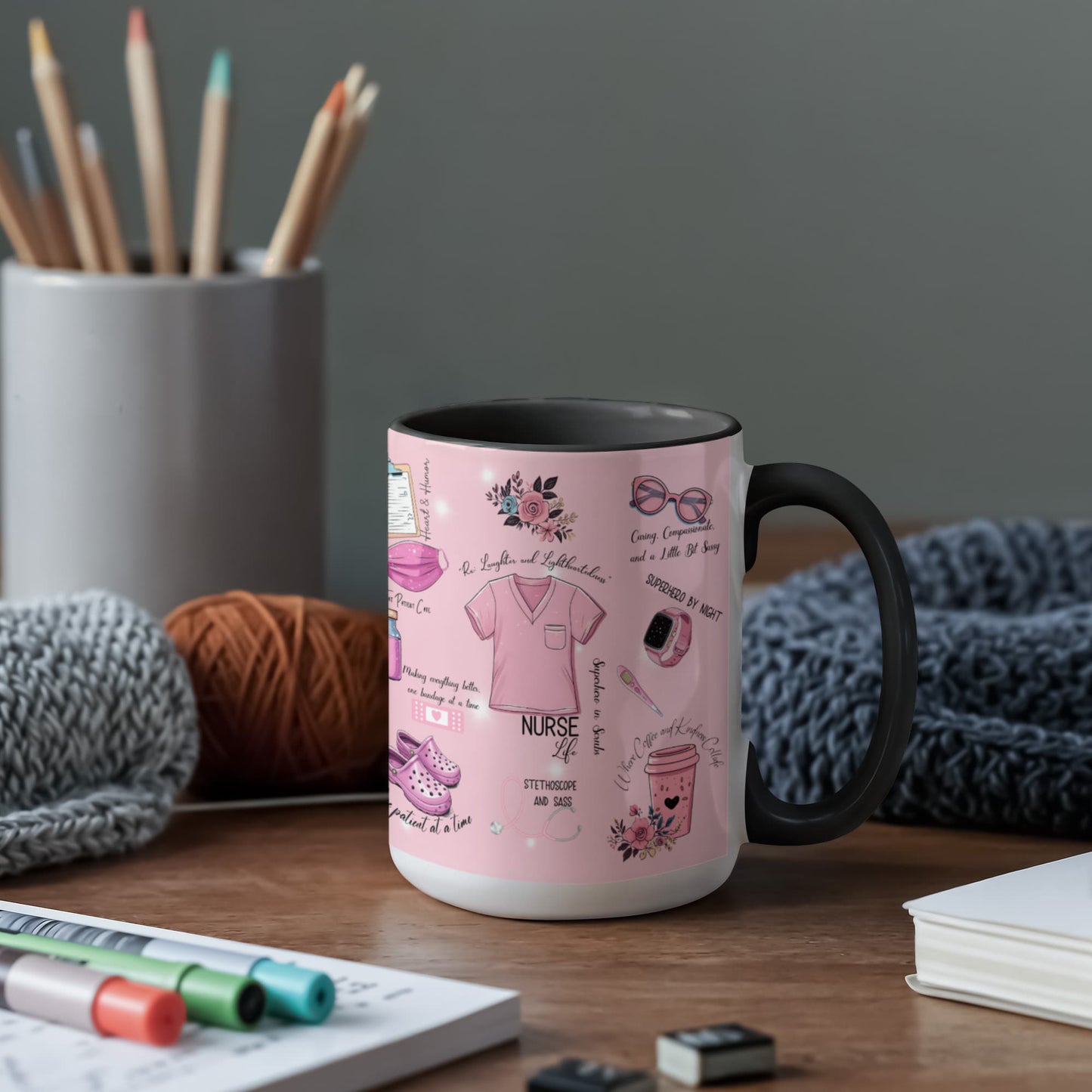 Nurse Life Accent Coffee Mug - 11oz, 15oz