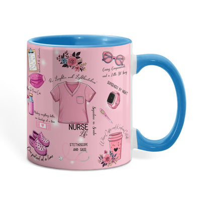 Nurse Life Accent Coffee Mug - 11oz, 15oz