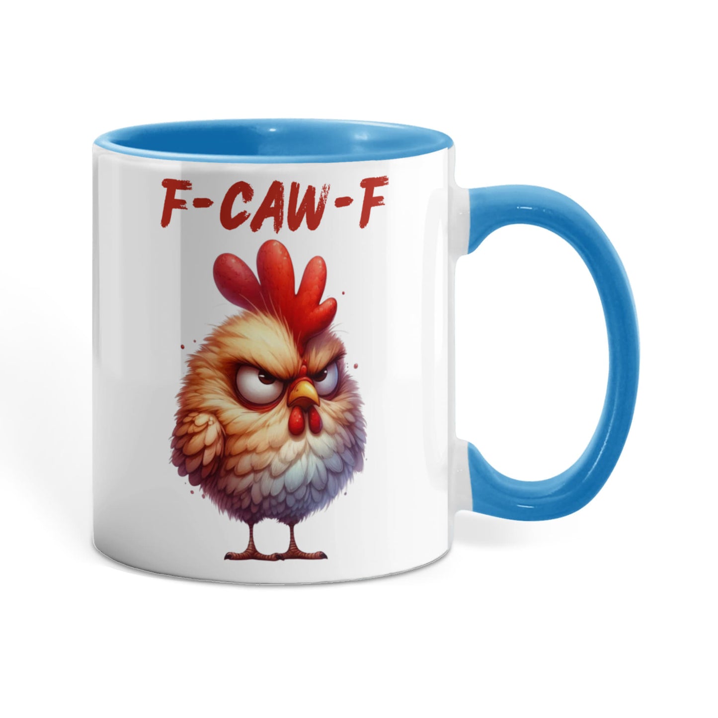 F-CAW-F Grumpy Rooster Accent Mug - 11oz, 15oz