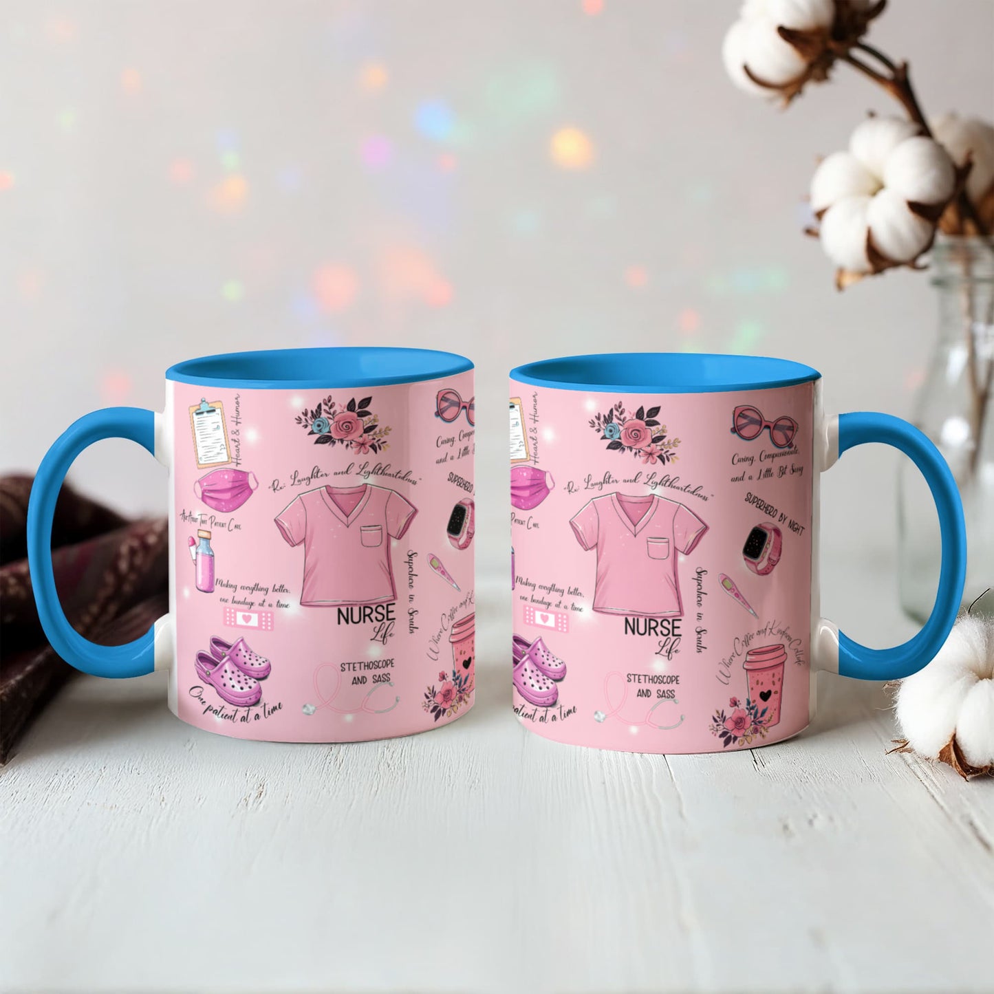 Nurse Life Accent Coffee Mug - 11oz, 15oz