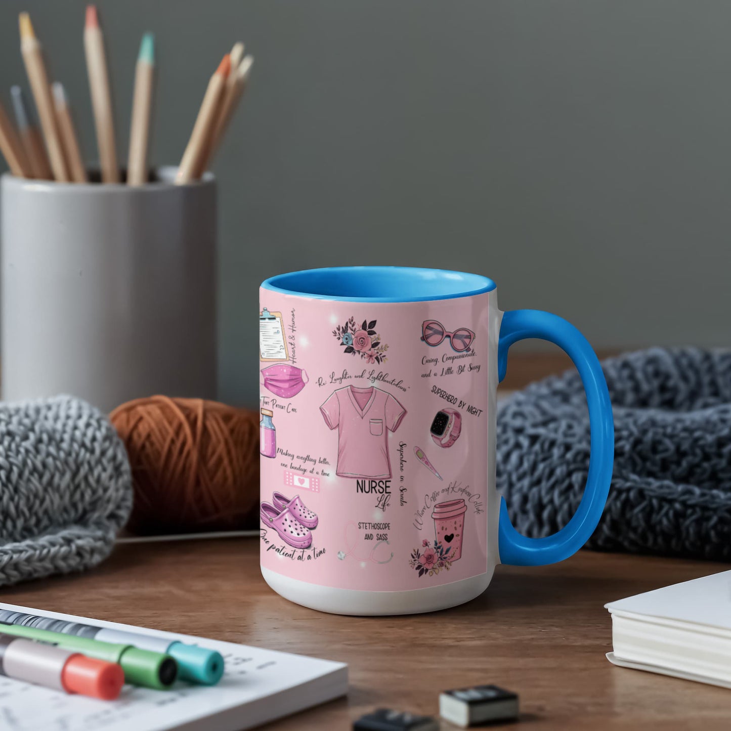 Nurse Life Accent Coffee Mug - 11oz, 15oz