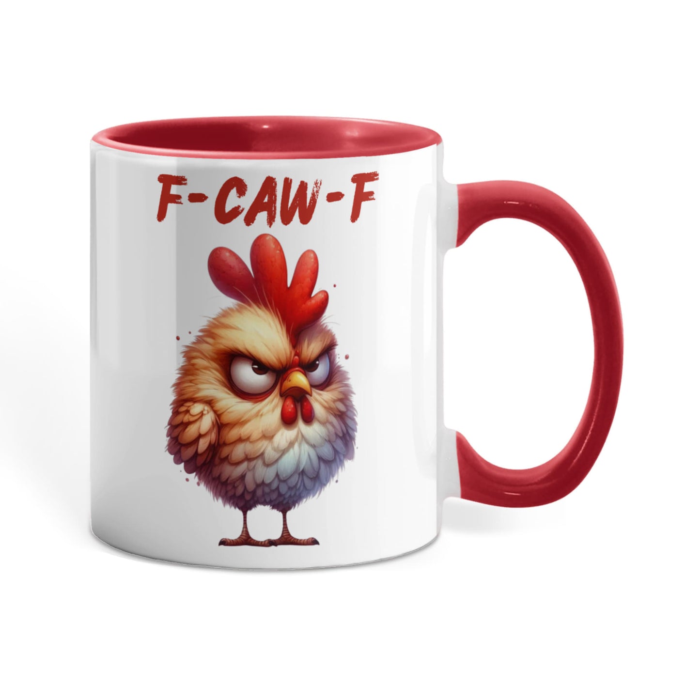 F-CAW-F Grumpy Rooster Accent Mug - 11oz, 15oz