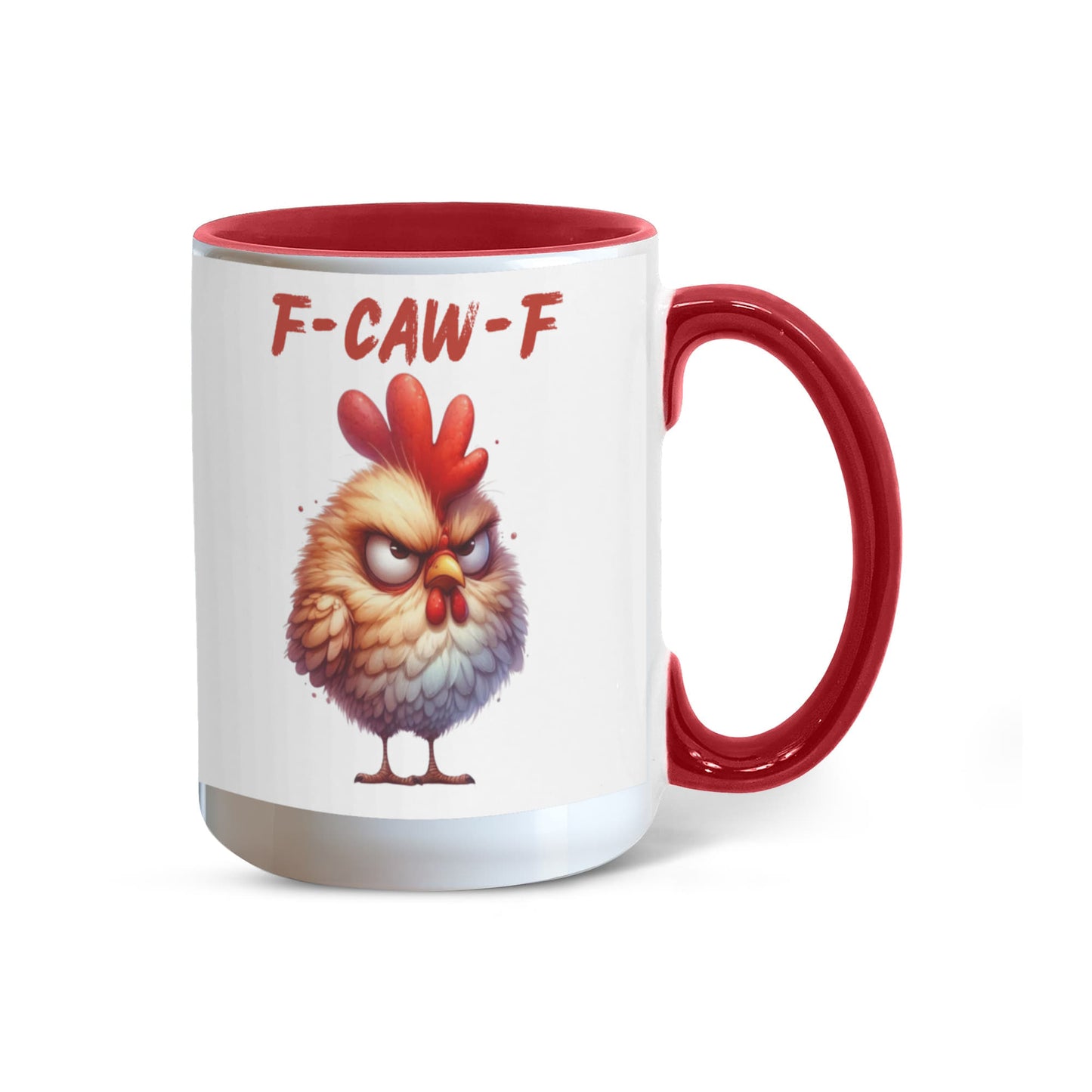 F-CAW-F Grumpy Rooster Accent Mug - 11oz, 15oz