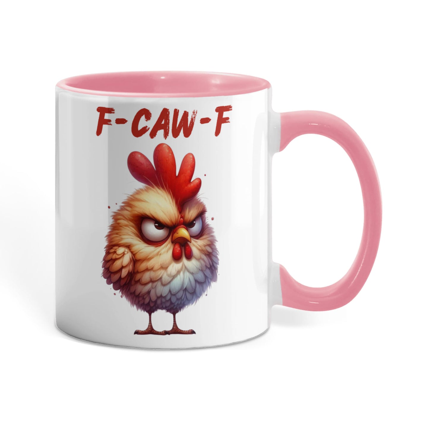 F-CAW-F Grumpy Rooster Accent Mug - 11oz, 15oz