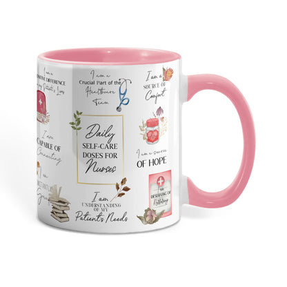 Nurse Daily Affirmations Accent Mug - 11oz, 15oz