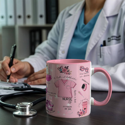 Nurse Life Accent Coffee Mug - 11oz, 15oz