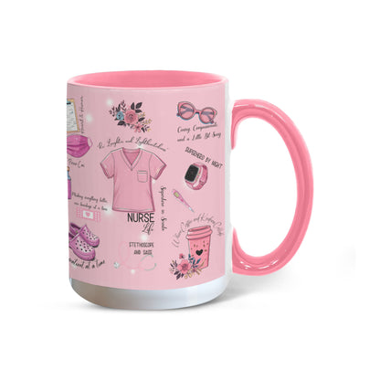 Nurse Life Accent Coffee Mug - 11oz, 15oz