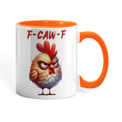 F-CAW-F Grumpy Rooster Accent Mug - 11oz, 15oz