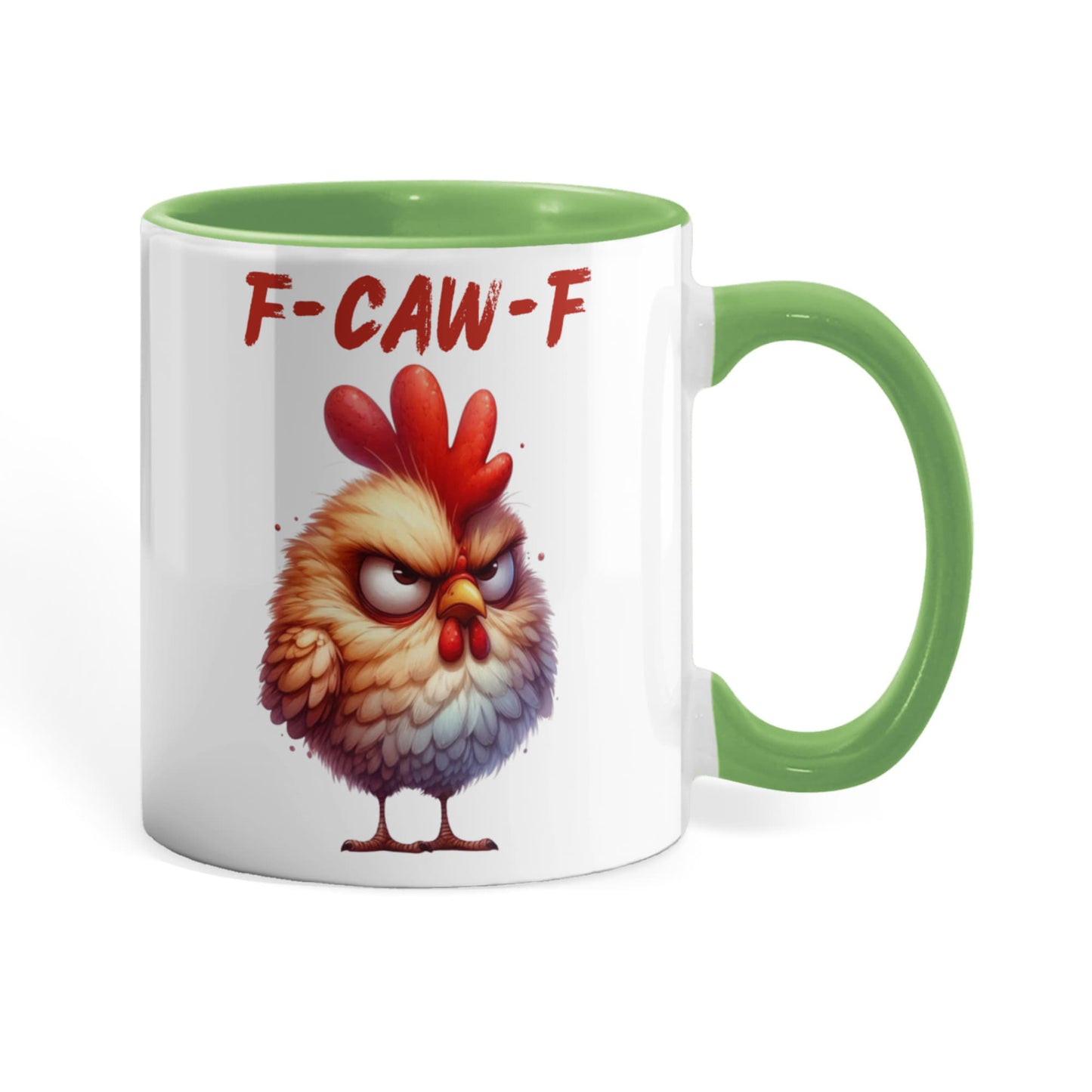 F-CAW-F Grumpy Rooster Accent Mug - 11oz, 15oz