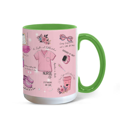 Nurse Life Accent Coffee Mug - 11oz, 15oz