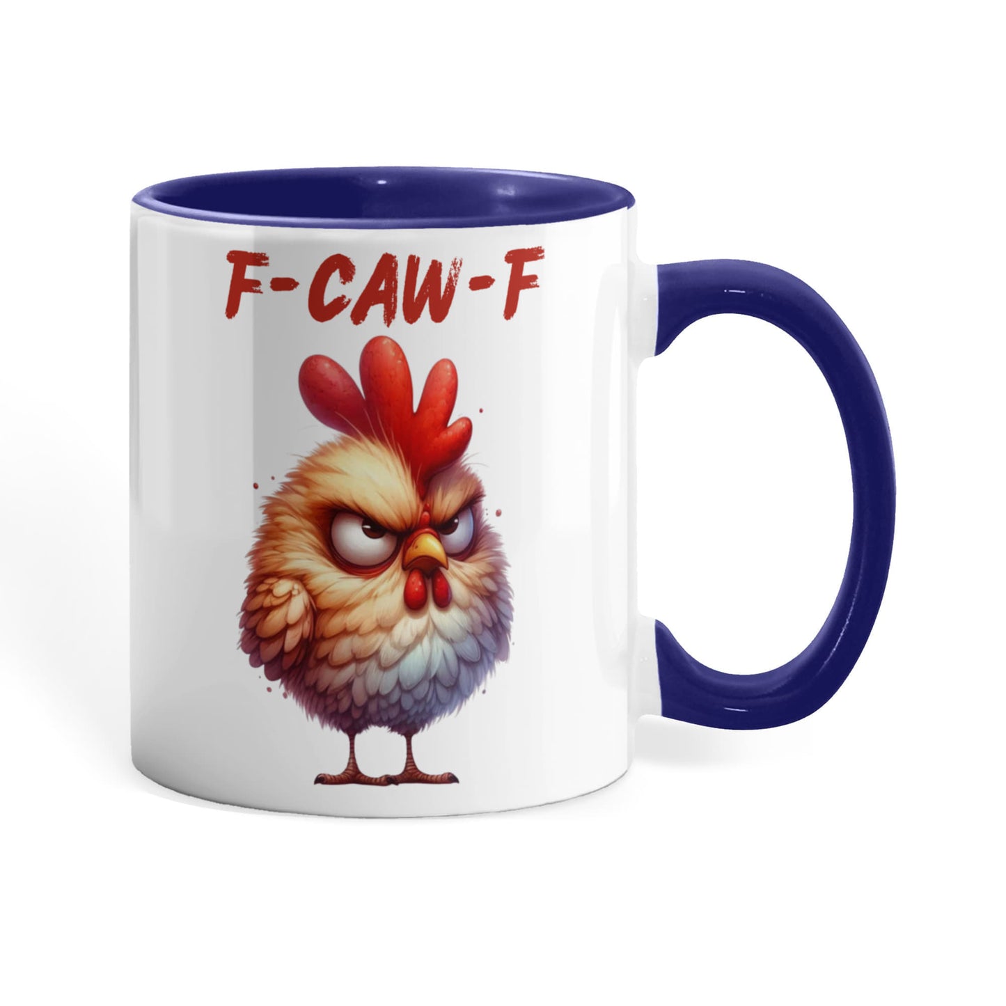 F-CAW-F Grumpy Rooster Accent Mug - 11oz, 15oz
