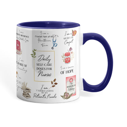 Nurse Daily Affirmations Accent Mug - 11oz, 15oz